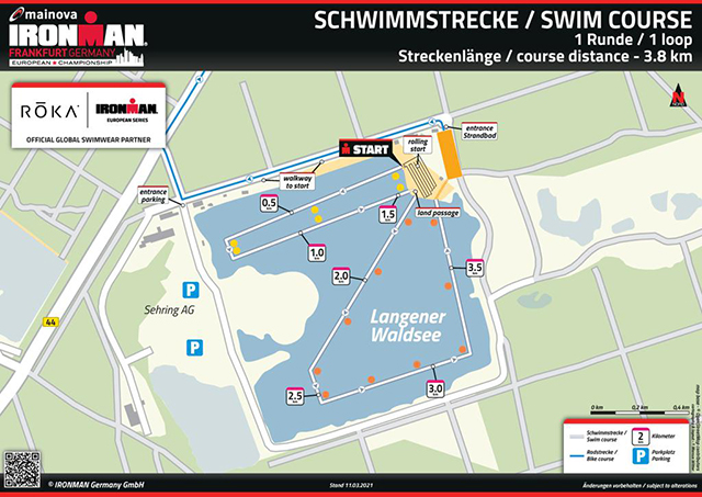 ironman frankfurt 2021 schwimmstecke