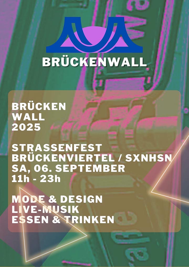 Brückenwall Straßenfest Brückenviertel Frankfurt 2025