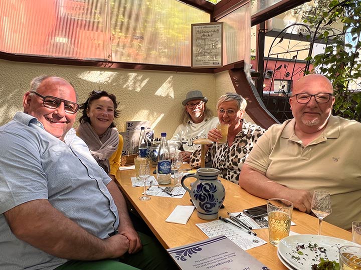 Apfelweintasting zum Tag der Streuoberwiesen bei Atschel Brückenviertel