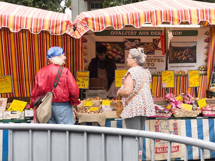 Was hat Kartoffel Stand Frankfurt Wochenmarkt Südbahnhof so alles?