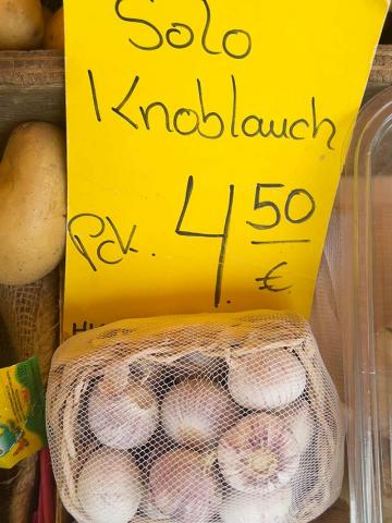 Kartoffel Stand Frankfurt Wochenmarkt Südbahnhof