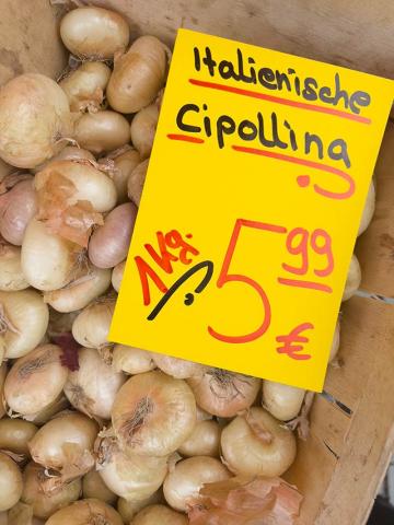 Kartoffel Stand Frankfurt Wochenmarkt Südbahnhof